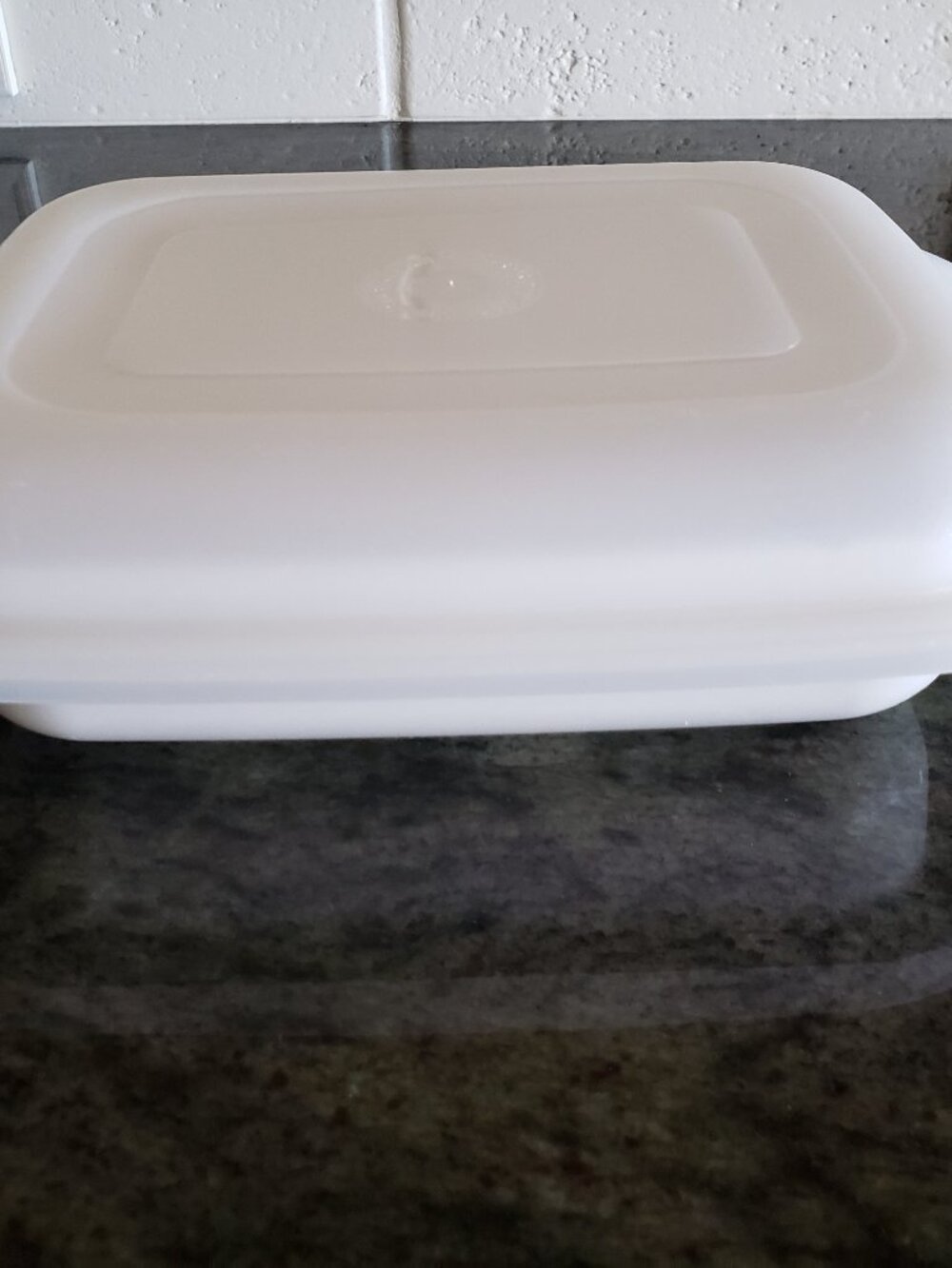 Tupperware Vintage Ultra 21 1 Quart Low Roaster 1765 w/ Sheer Storage Lid 1783